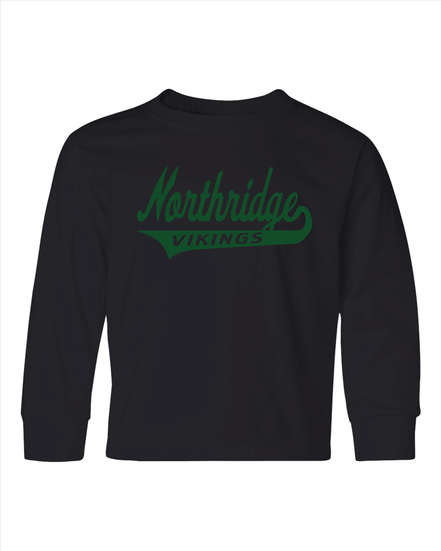 NR Swoosh 29blr Black youth LS tee