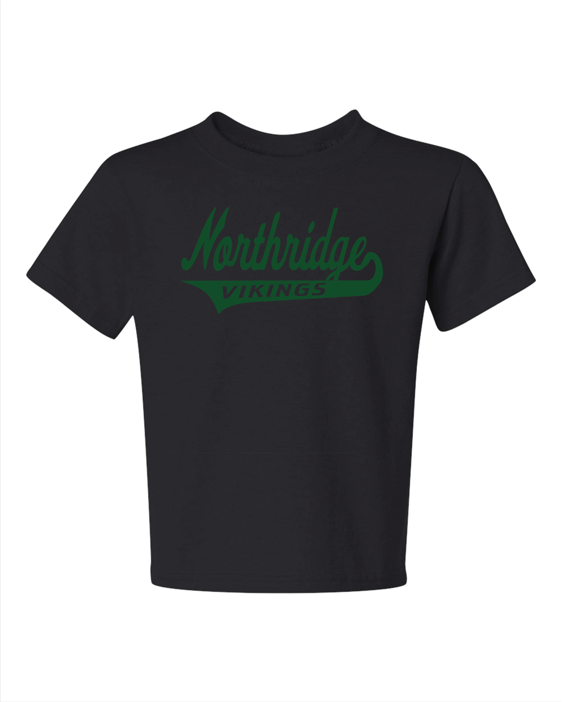 NR Swoosh 29br Black youth tee