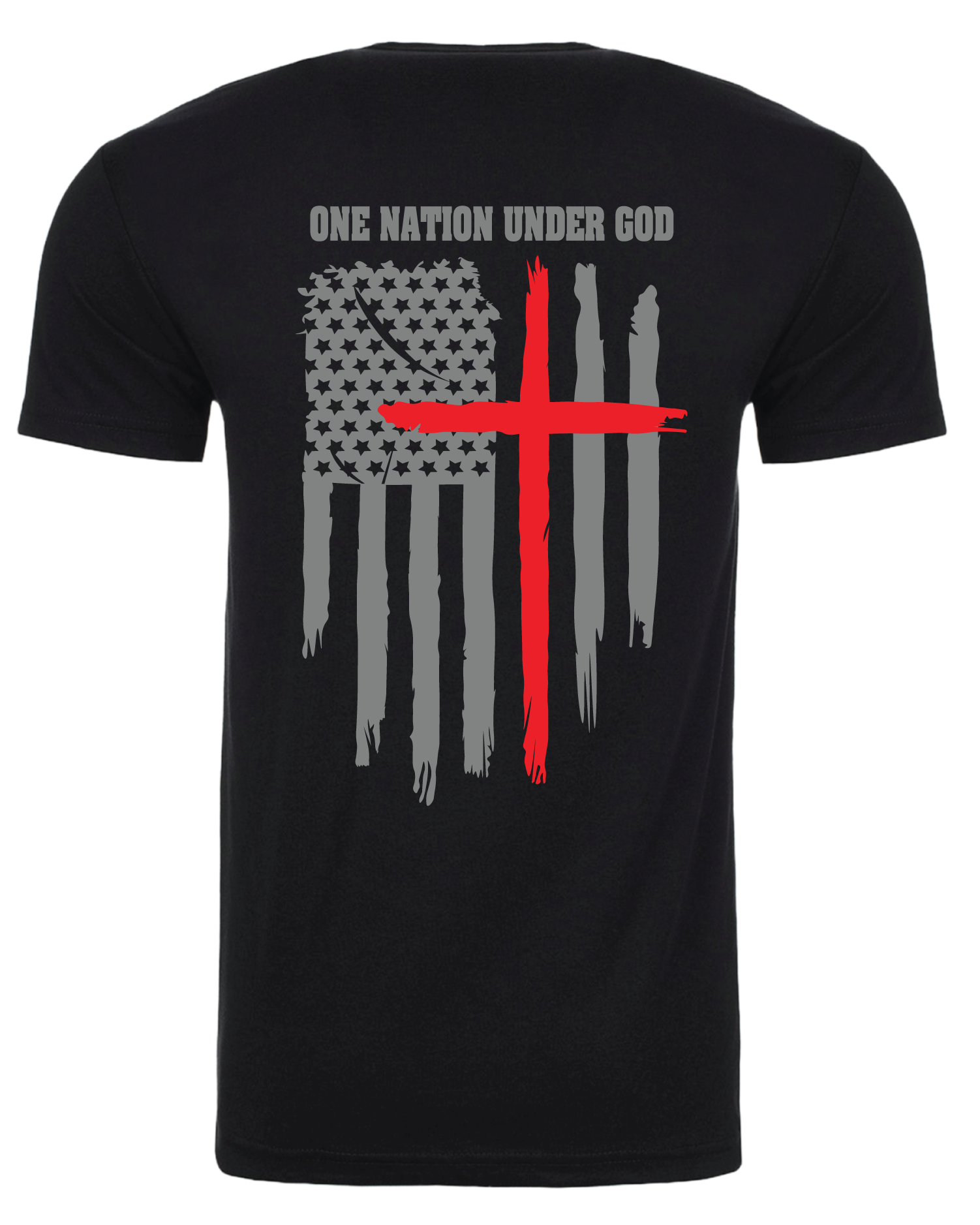 One Nation Under God Black 6210 back