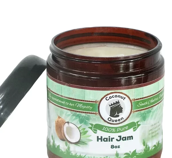 Natural Coconut Hair Jam (8 oz) | Natural Hair Care | Go21Degrees
