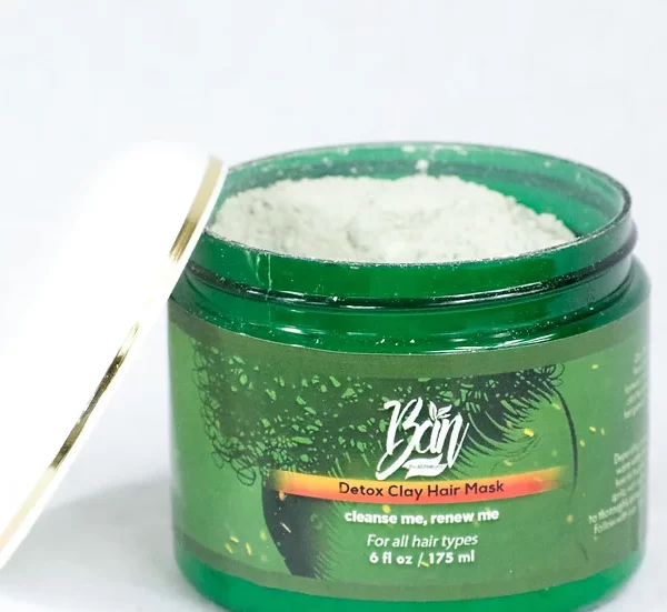 Ban Detox Clay Hair Mask (6oz) | Natural Scalp Care | Go21Degrees