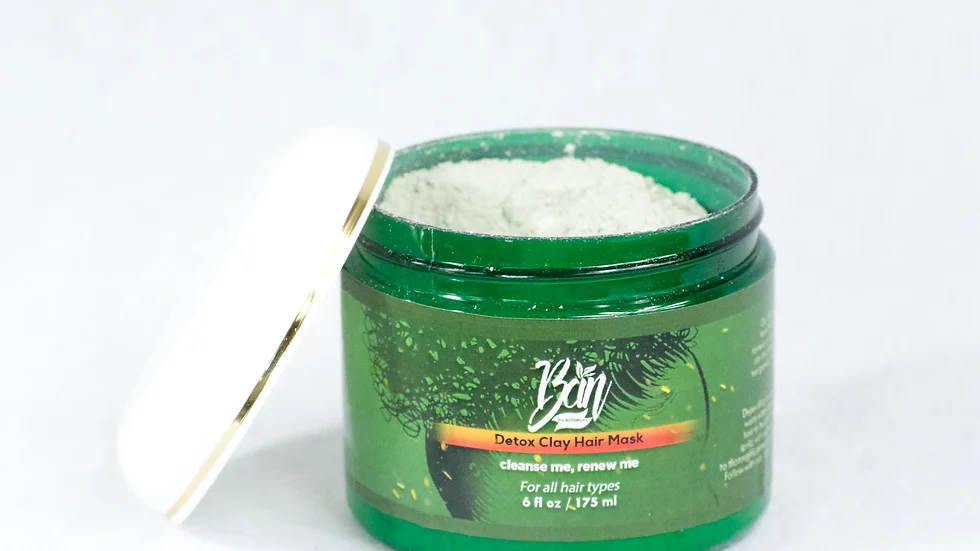 Ban Detox Clay Hair Mask (6oz) | Natural Scalp Care | Go21Degrees