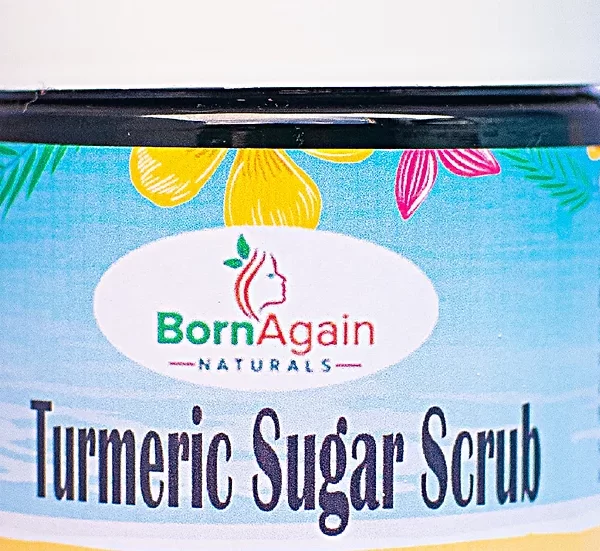 all natural turmeric sugar scrub