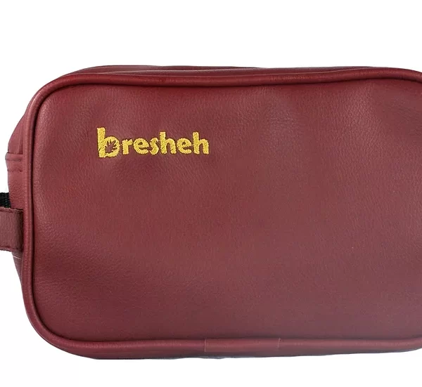 vegan leather toiletry bag
