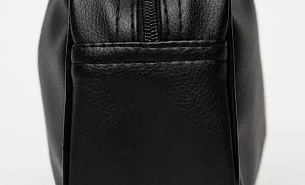 vegan leather toiletry bag