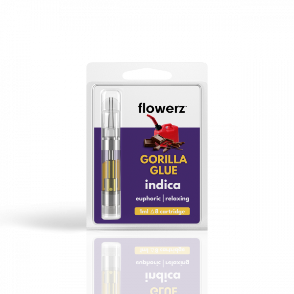Gorilla Glue Indica – euphoric relaxing – Delta 8 THC Vape - flowerz1