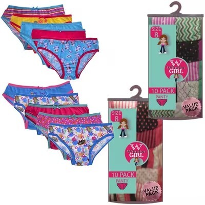Girls Cotton Panties Assortment