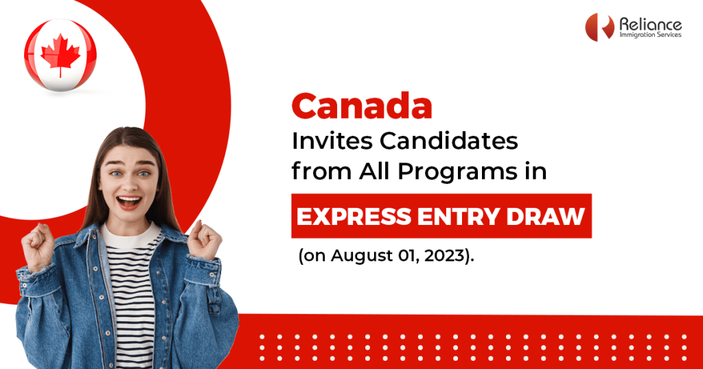 Canada Invites Candidates In Express Entry Draw On August 1, 2023