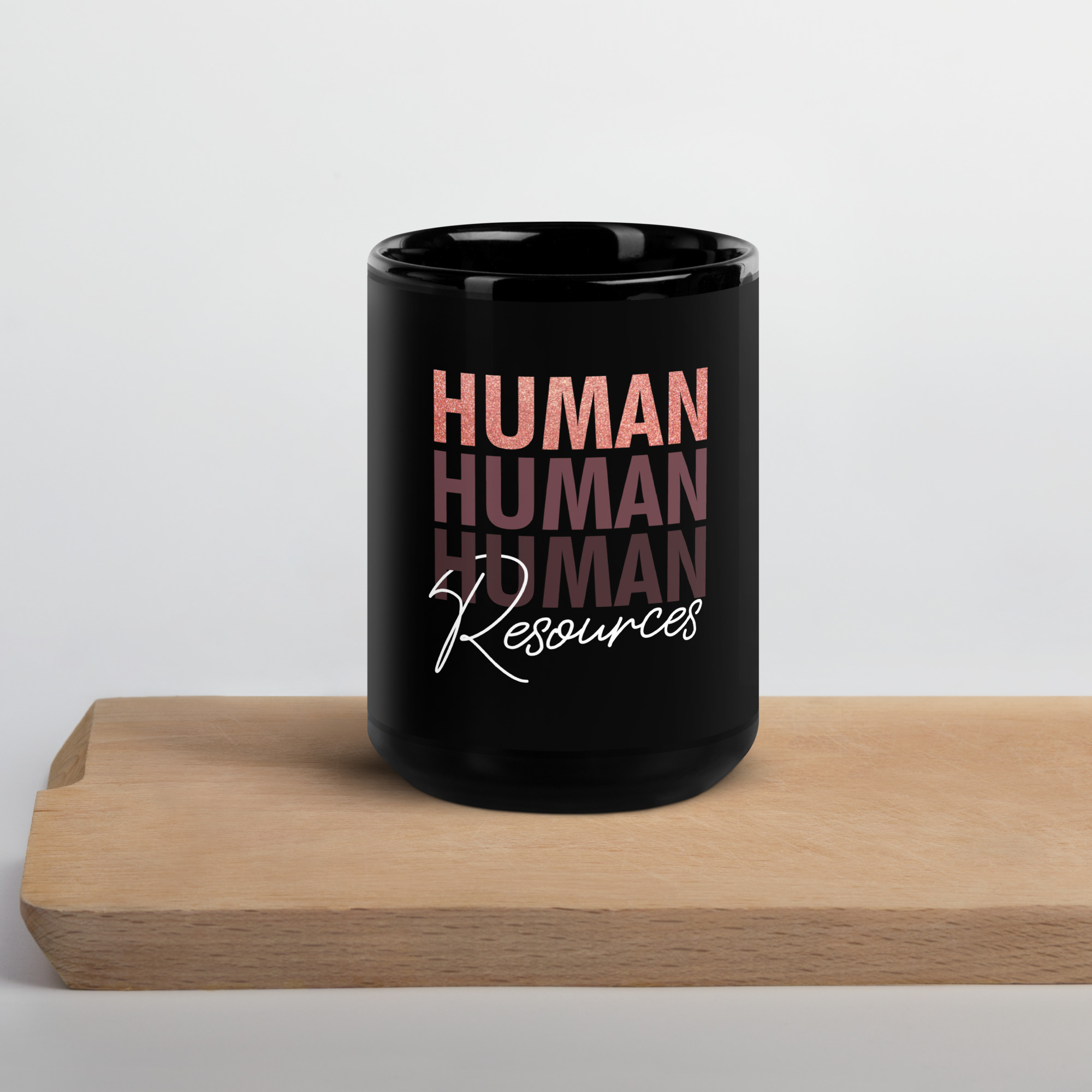 Black Glossy Mug