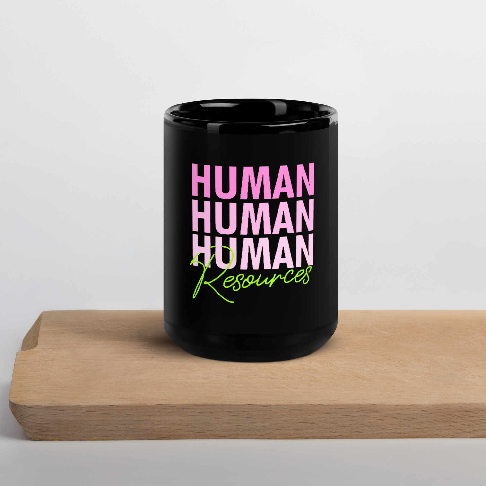 Black Glossy Mug